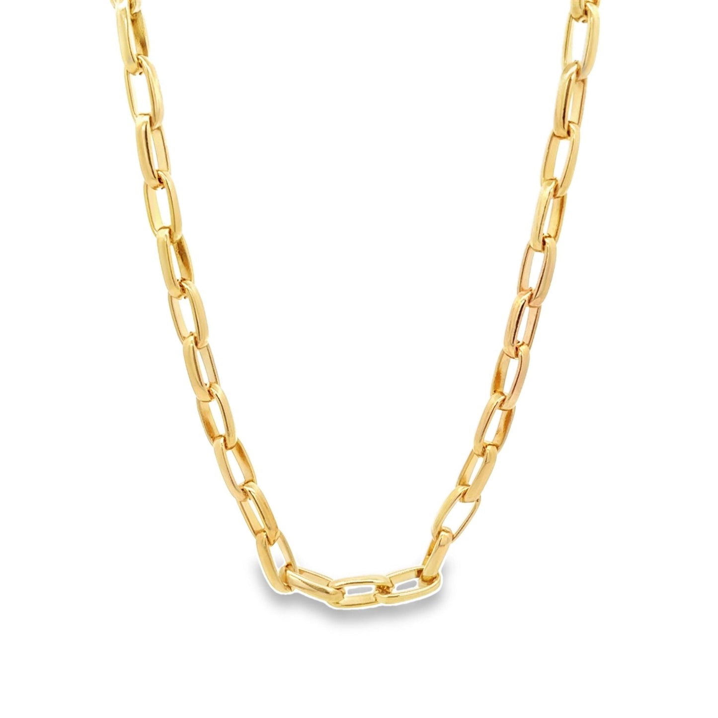 Thick Oval Paperclip Chain (F169- F176)